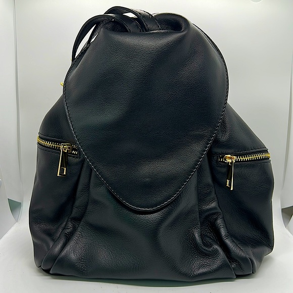 UNICA! Firenze NWT Luxurious Black Leather Backpack Bag ❤️ main image 4